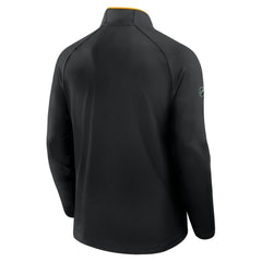 NHL Black Boston Bruins Fanatics Authentic Pro Rink Training Quarter-Zip Pullover