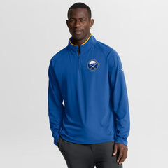 NHL Royal Buffalo Sabres Fanatics Authentic Pro Rink Training Quarter-Zip Pullover