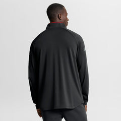 NHL Black Ottawa Senators Fanatics Authentic Pro Rink Training Quarter-Zip Pullover