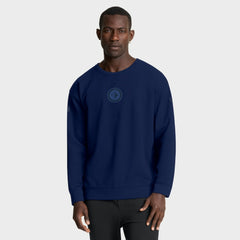 NHL Navy Winnipeg Jets Fanatics Authentic Pro Road Tri-Blend Sweatshirt