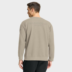 NHL Tan Washington Capitals Fanatics Authentic Pro Road Tri-Blend Sweatshirt