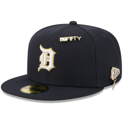 MLB Detroit Tigers New Era 2025 59FIFTY Day 59FIFTY Fitted Hat with Pins