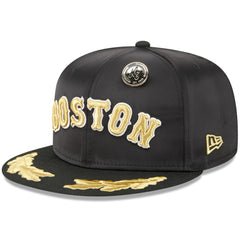 MLB Boston Red Sox New Era 2025 59FIFTY Day Gold Leaf 59FIFTY Fitted Hat