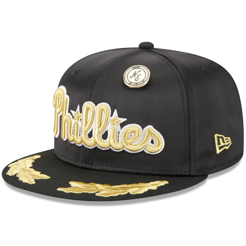 MLB Philadelphia Phillies New Era 2025 59FIFTY Day Gold Leaf 59FIFTY Fitted Hat