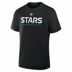 NHL Black Dallas Stars Fanatics Authentic Pro Primary T-Shirt