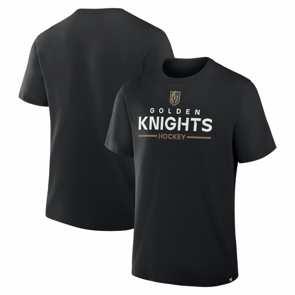 NHL Black Vegas Golden Knights Fanatics Authentic Pro Primary T-Shirt