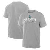 NHL Gray Seattle Kraken Fanatics Authentic Pro Primary T-Shirt