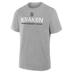 NHL Gray Seattle Kraken Fanatics Authentic Pro Primary T-Shirt