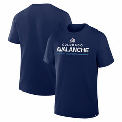 NHL Navy Colorado Avalanche Fanatics Authentic Pro Primary T-Shirt