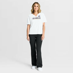 Women's Redzone Slub Boxy T-Shirt - Los Angeles Rams
