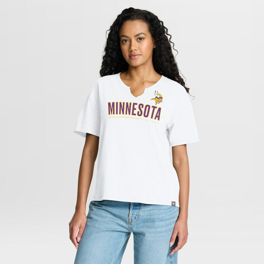 Women's Redzone Slub Boxy T-Shirt - Minnesota Vikings
