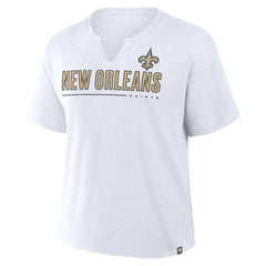 Women's Redzone Slub Boxy T-Shirt - New Orleans Saints