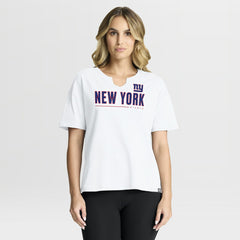 Women's Redzone Slub Boxy T-Shirt - New York Giants