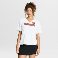 Women's Redzone Slub Boxy T-Shirt - San Francisco 49ers