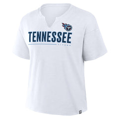 Women's Redzone Slub Boxy T-Shirt - Tennessee Titans