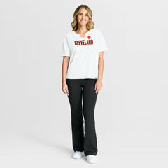 Women's Redzone Slub Boxy T-Shirt - Cleveland Browns