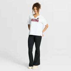 Women's Redzone Slub Boxy T-Shirt - Arizona Cardinals