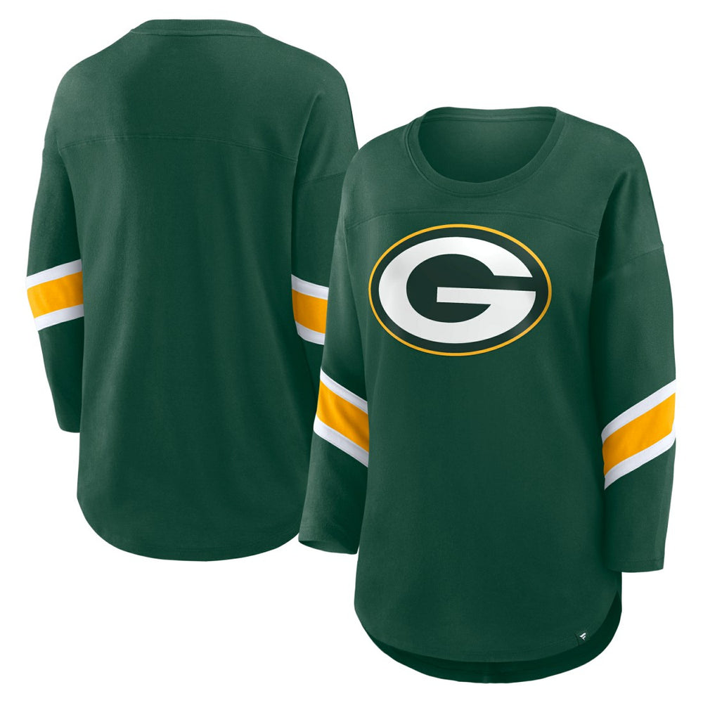 Women's Redzone 3/4-Sleeve T-Shirt - Green Bay Packers