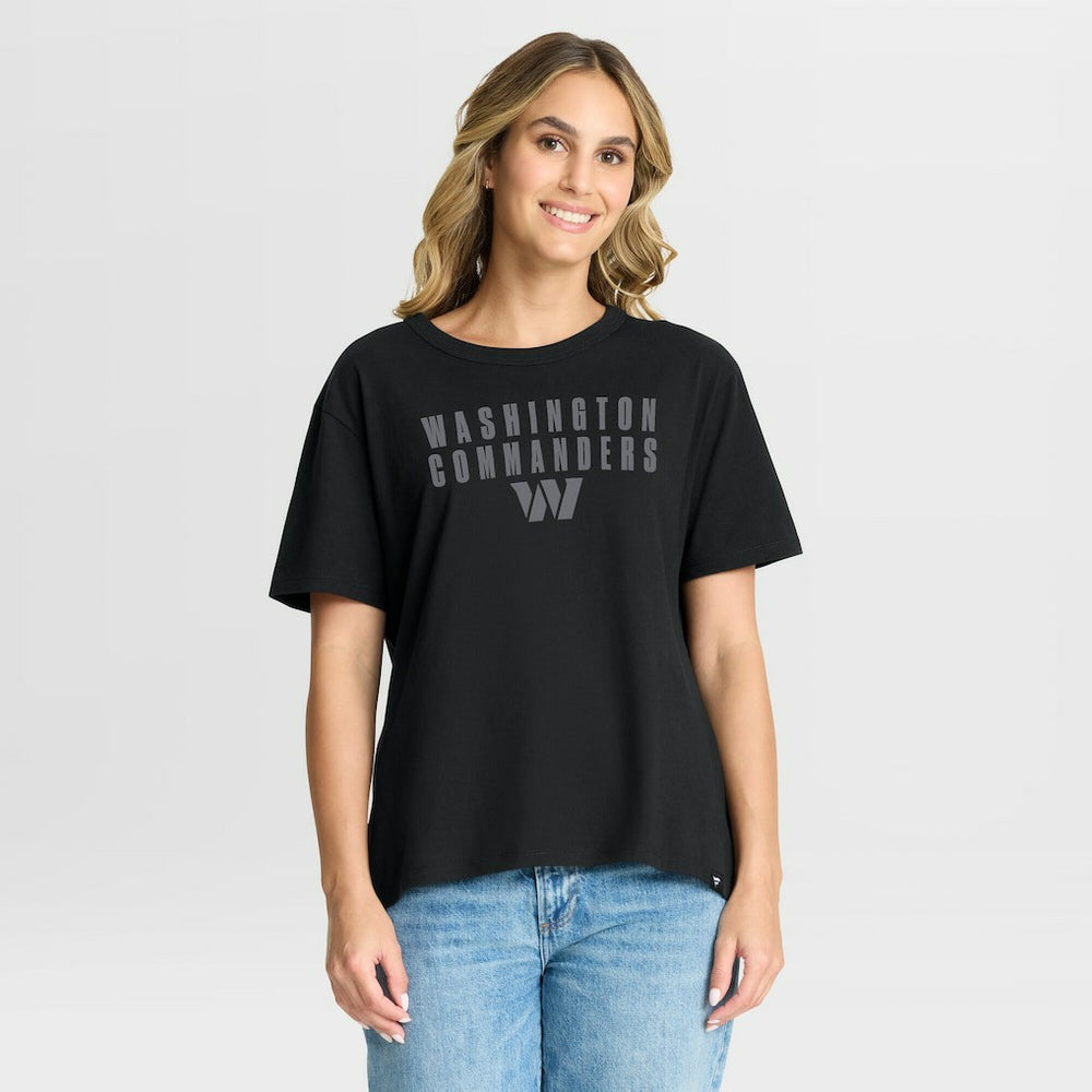 Women's Blackout Kneel Down Legacy T-Shirt - Washington Commanders