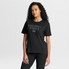 Women's Blackout Kneel Down Legacy T-Shirt - Cincinnati Bengals