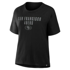 Women's Blackout Kneel Down Legacy T-Shirt - San Francisco 49ers
