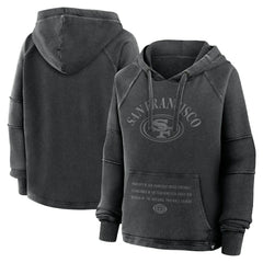 Women's Oversized Raglan Gridiron Hoodie - San Francisco 49ers