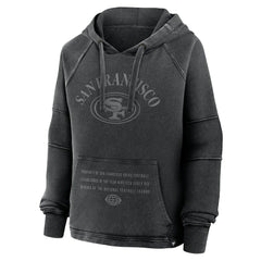 Women's Oversized Raglan Gridiron Hoodie - San Francisco 49ers