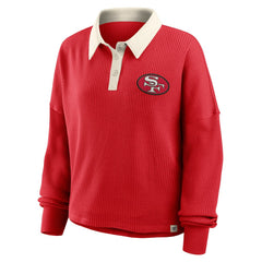 Women's Oversized Hometown Premium Thermal Long Sleeve Shirt - San Francisco 49ers