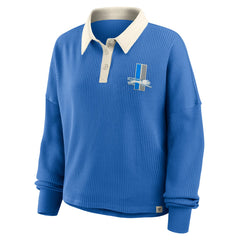 Women's Oversized Hometown Premium Thermal Long Sleeve Shirt - Detroit Lions