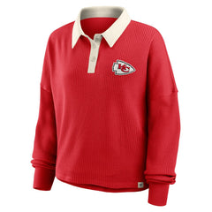 Women's Oversized Hometown Premium Thermal Long Sleeve Shirt - Kansas City Chiefs