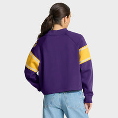 Oversized Hometown Toss Sweep Mock Neck Pullover - Minnesota Vikings
