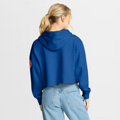 Women's Oversized Hometown Heritage Cropped Hoodie - Denver Broncos