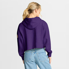 Women's Oversized Hometown Heritage Cropped Hoodie - Minnesota Vikings