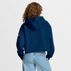 Women's Oversized Hometown Heritage Cropped Hoodie - Houston Texans
