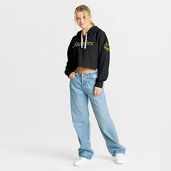 Women's Oversized Hometown Heritage Cropped Hoodie - Pittsburgh Steelers