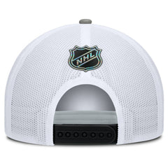 NHL Black/White Los Angeles Kings Fanatics Authentic Pro Rink A-Frame Adjustable Hat