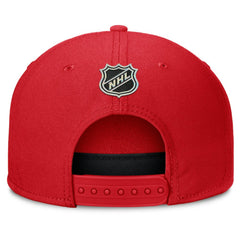 NHL Red Detroit Red Wings Fanatics Authentic Pro Rink Team Code Snapback Hat