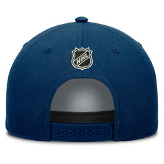 NHL Deep Sea Blue Seattle Kraken Fanatics Authentic Pro Rink Roper A-Frame Adjustable Hat