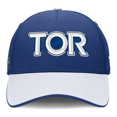 NHL Blue/White Toronto Maple Leafs Fanatics Authentic Pro Rink Team Code Flex Hat