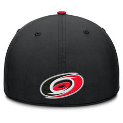 NHL Black/Red Carolina Hurricanes Fanatics Authentic Pro Rink Team Code Flex Hat
