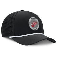 NHL Black Detroit Red Wings Fanatics Authentic Pro Rink Adjustable Hat
