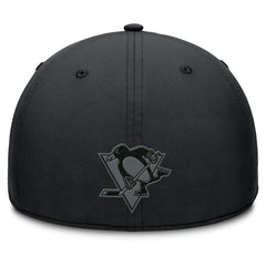 NHL Black Pittsburgh Penguins Fanatics Authentic Pro Road Team Code Flex Hat