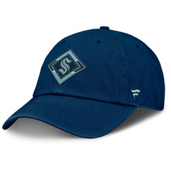 NHL Deep Sea Blue Seattle Kraken Fanatics Women's Authentic Pro Rink Adjustable Hat