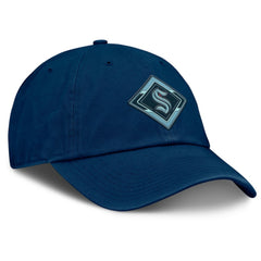 NHL Deep Sea Blue Seattle Kraken Fanatics Women's Authentic Pro Rink Adjustable Hat
