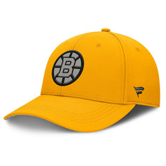 NHL Gold Boston Bruins Fanatics Homage Adjustable Hat