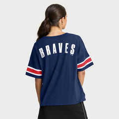 MLB Atlanta Braves Fanatics Women's Curl Route T-Shirt