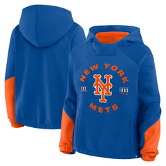 MLB New York Mets Fanatics Women's Oversized Time to Win Pullover Hoodie