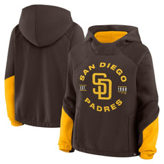 MLB San Diego Padres Fanatics Women's Oversized Time to Win Pullover Hoodie