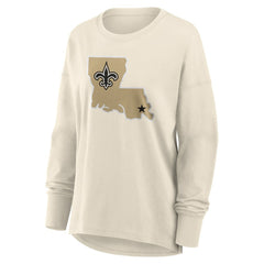 Women's Dove Legacy Long Sleeve T-Shirt - New Orleans Saints
