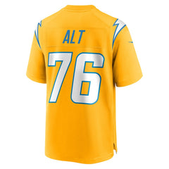 Joe Alt Alternate Charger Power Game Player Jersey - Los Angeles Chargers